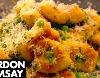 Homemade Gnocchi with Peas and Parmesan – Gordon Ramsay