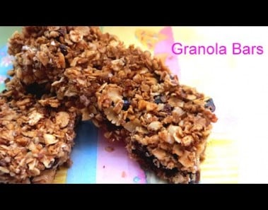 Homemade Granola Bars | How To Make Healthy Snacks With Kids