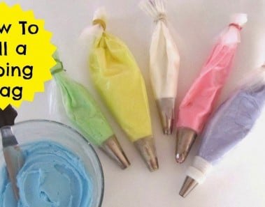 How To Fill A Piping Bag With Frosting or Filling | Cupcakes 101 Video: Quick, Easy Tips & Tricks