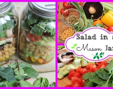 ❀ How To: Healthy Salad recipe for weight-loss | Salad In a Mason Jar ❀