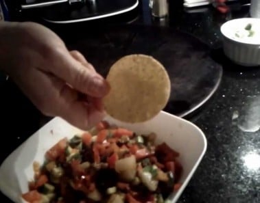 How to make Healthy Spicy Tropical Tostada Appetizers