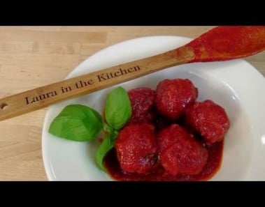 How to Make Homemade Italian Meatballs from Scratch – by Laura Vitale – Laura in the Kitchen Ep 85