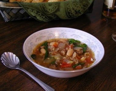 Italian Sausage Soup (Slow Cooker)