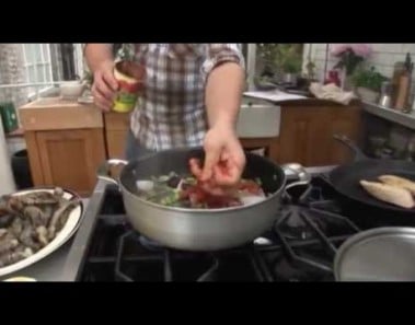 Jamie Oliver live – fish stew
