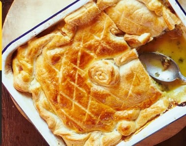 Jamie’s Quick Chicken & Mushroom Pie