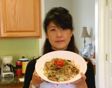 Japanese food Yakisoba noodle recipe