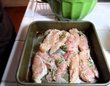 Lemon Chicken Recipe with Garlic and Rosemary