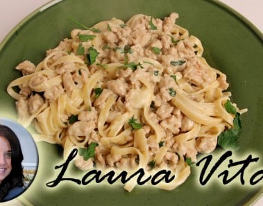 Light Fettuccine Alfredo Recipe – Laura Vitale – Laura in the Kitchen Episode 308