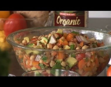 Mexican Chick Pea Salad : Healthy Salads