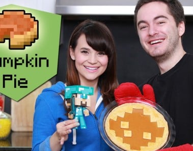 MINECRAFT PUMPKIN PIE ft. CaptainSparklez! – NERDY NUMMIES