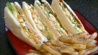 CHICKEN & EGG CLUB SANDWICH *COOK WITH FAIZA*