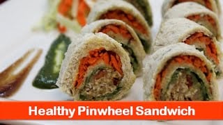 Healthy pinwheel sandwich recipe/veg bread kids snacks/Indian breakfast recipes-let's be foodie