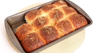 Cheesy Garlic Dinner Rolls Recipe - Laura Vitale - Laura in the Kitchen Episode 744