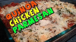 Healthy Quinoa CHICKEN Parmesan Recipe (Low Fat)