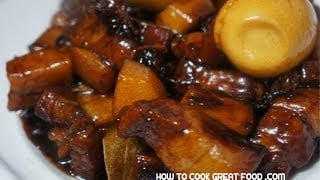 Sweet Pork & Egg Recipe - Pinoy Filipino Cooking - Tagalog English