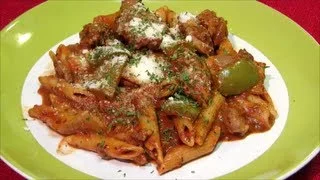 Chicken and Penne Pasta with Spicy Tomato Cream Sauce