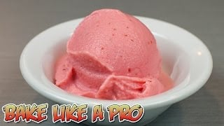 LOW Fat Frozen Strawberry Yogurt Ice Cream Recipe