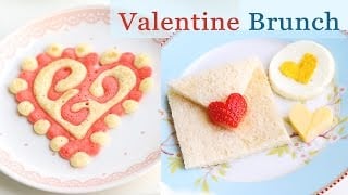 발렌타인 브런치 Valentine Pancakes & Breakfast Ideas