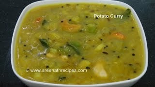 Potato Curry - Side dish for Puri