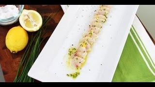 Summer Halibut Crudo Recipe | Easy Appetizers | Food How To
