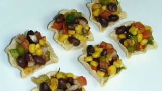Black Bean & Corn Dip - Vegetarian Appetizers Recipe