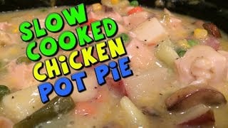 Slow Cooked CHICKEN Pot Pie Recipe (Bodybuilding/Healthy)