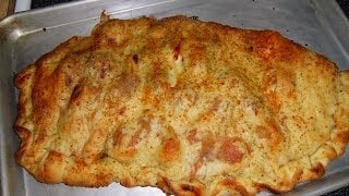 Ham, Meatball, Pepperoni & Cheese Calzone (recipe)