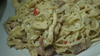 Chicken & Bacon Cream Pasta Recipe Spaghetti