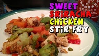 Sweet Sriracha CHICKEN Stir Fry Recipe (Healthy/Bodybuilding)
