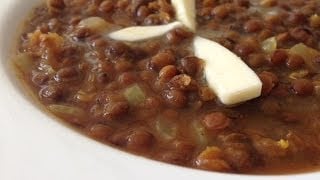 How to make Lentils in slow cooker? Indian Lentils Stew recipe