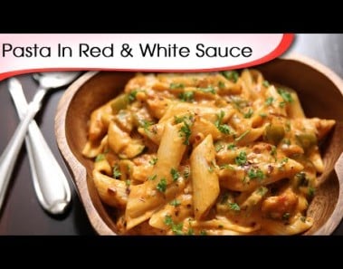 Pasta In Red And White Sauce – Easy To Make Italian Pasta Recipe By Ruchi Bharani