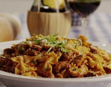 Pasta Recipe – Chicken and Sausage with Bowties