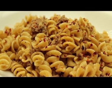 Pasta with Ground Beef Recipe – Easy Turkish Recipes