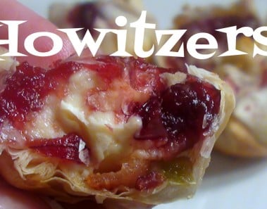 Phyllo Pastry Appetizers with Cranberry, Cheese, and Bacon ~ Christmas Recipe