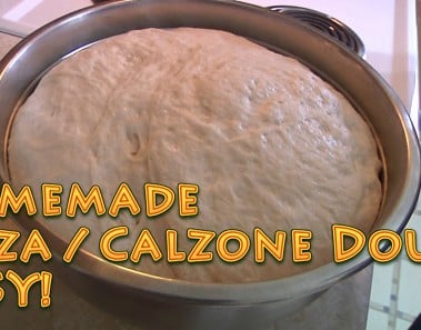 Pizza and Calzone Dough Homemade and EASY