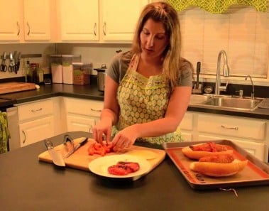 Slow Cooker Spicy Italian Sausage Subs with Fire-Roasted Tomato Sauce