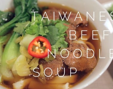 Slow Cooker Taiwanese Beef Noodle Soup Recipe (牛肉麵)