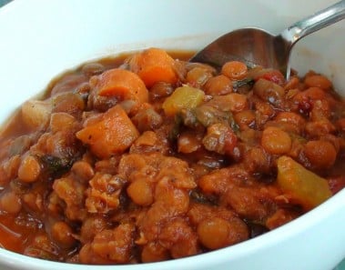 Slow Cooker Vegetarian Lentil Stew