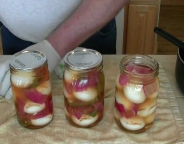 SmokingPit.com – Canning Smoked Evil Pickled Eggs – How to Wet Bath Canned smoked on Yoder YS640