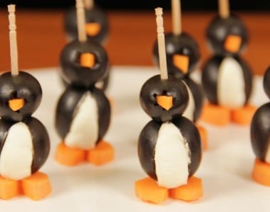 SOCIALLY AWKWARD PENGUIN APPETIZERS- NERDY NUMMIES