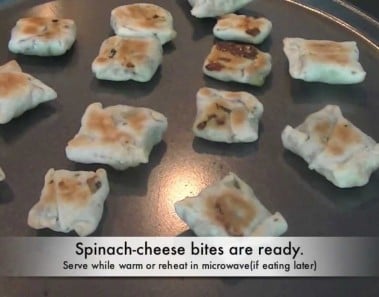 Spinach Cheese Bites Recipe, Appetizer Recipe (Indian snacks)
