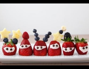 Strawberry Aliens – Healthy Snacks for Kids – Weelicious