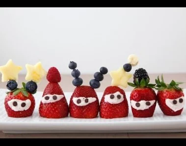 Strawberry Aliens – Healthy Snacks for Kids – Weelicious