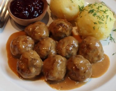 Swedish Meatballs Recipe — Beef & Pork Meatballs with Creamy Brown Gravy