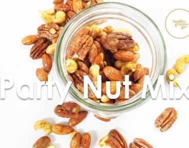Sweet & Spicy Party Nuts | Quick Healthy Snack or Holiday Treat Recipe | Healthy Grocery Girl