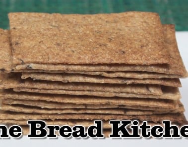 Thin and Crispy Rye Crackers Recipe in The Bread Kitchen
