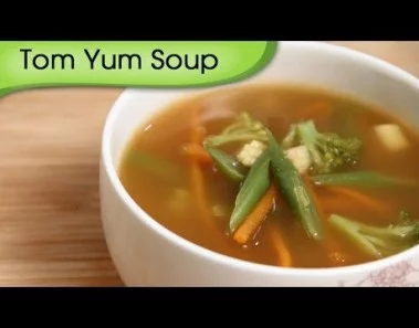 Tom Yum Soup – Easy To Make Homemade Vegetarian Thai Soup Recipe By Ruchi Bharani