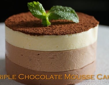 Triple Chocolate Mousse Cake Recipe – Bruno Albouze – THE REAL DEAL