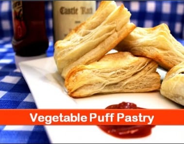 Veg aloo puffs pastry recipe/Indian vegetarian snacks ideas/pastries sheets recipes-let’s be foodie