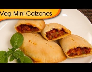 Veg Mini Calzones – Easy To Make Italian Filled Oven Bread Recipe By Ruchi Bharani